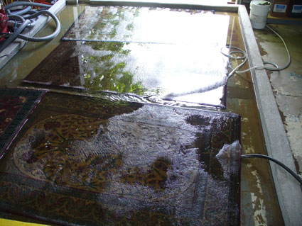 lavado de alfombras sueltas